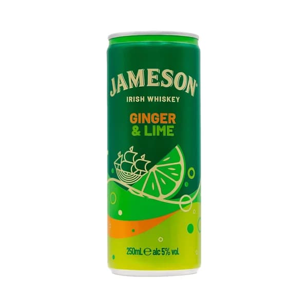 JAMESON Combinado de whiskey irlandes con jengibre y lima lata 25 cl. - 0.25 l - Imagen del producto en Findit