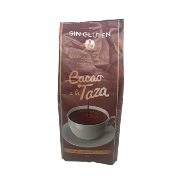 MARCOS TONDA Cacao a la taza en polvo sin gluten 1 KG - 1 kg - Imagen del producto en Findit