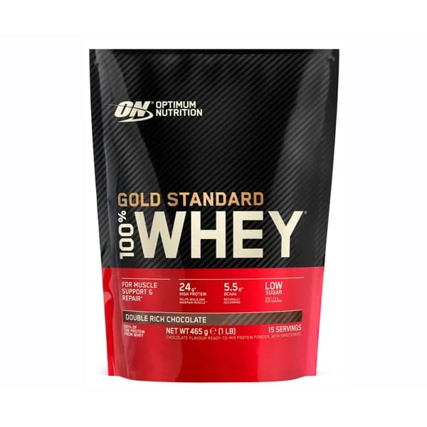 OPTIMUM NUTRITION Gold whey doble choco 465 gr. - 0.47 kg - Imagen del producto en Findit