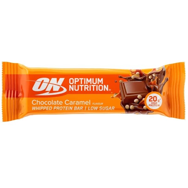 OPTIMUM NUTRITION Barrita de proteínas sabor chocolate y caramelo 60gr - 0.06 kg - Imagen del producto en Findit