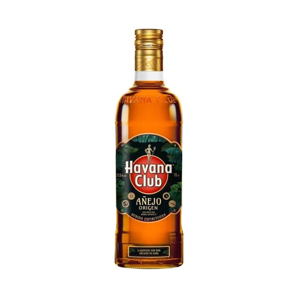 HAVANA CLUB Origen Ron dorado añejo elaborado en Cuba botella 70 cl. - 1.25 l - Imagen del producto en Findit