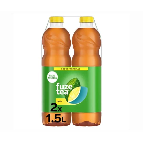 FUZE TEA Bebida té al limón original pack 2 de 1,5 l. - 3 l - Imagen del producto en Findit