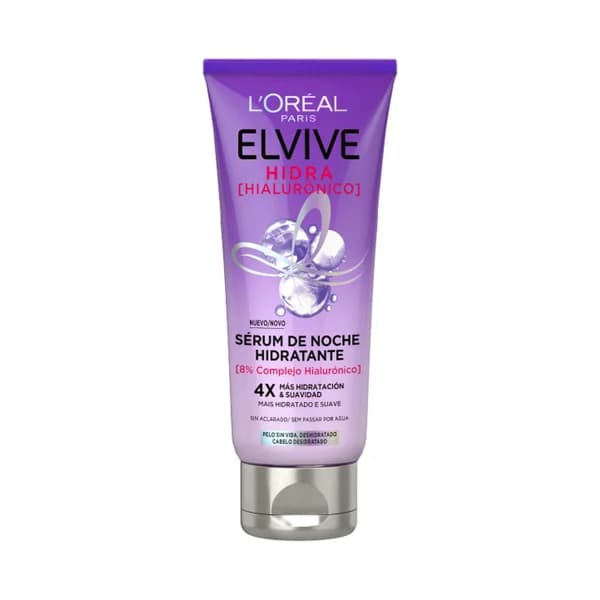 ELVIVE Hidra hialurónico Sérum de noche sin aclarado, para cabellos sin vida y deshidratados 200 ml. - 0.2 l - Imagen del producto en Findit