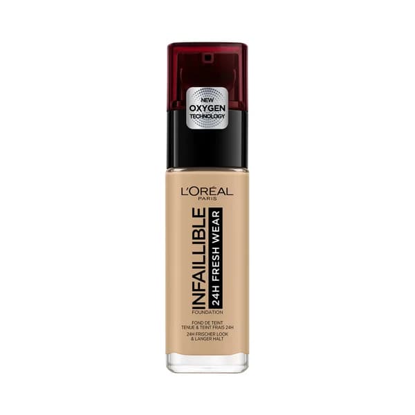 L'ORÉAL PARIS Fondo de maquillaje de larga duración (24 horas) tono 140 Beige Doré L´ORÉAL Infaillible. - 1 ud - Imagen del producto en Findit