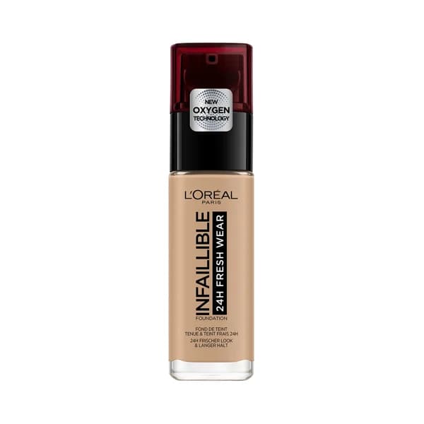 L'ORÉAL PARIS Infaillible Tono 220 Sable Sand Fondo de maquillaje de larga duración (24 horas). - 1 ud - Imagen del producto en Findit