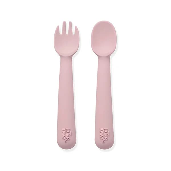 Cubierto de silicona, color rosa, INTERBABY. - 1 ud - Imagen del producto en Findit
