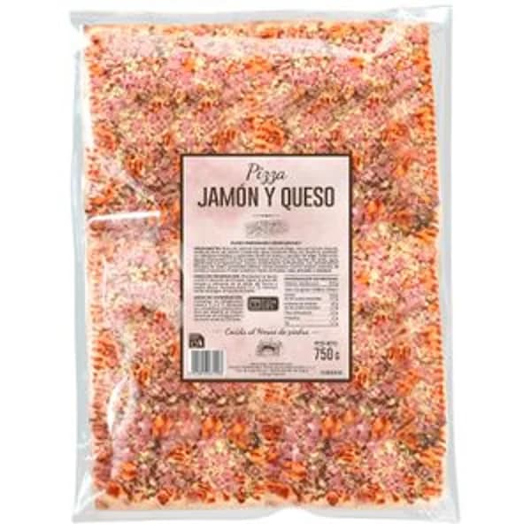 Pizza Jamón y Queso Rectangular - 0.75 kg - Imagen del producto en Findit