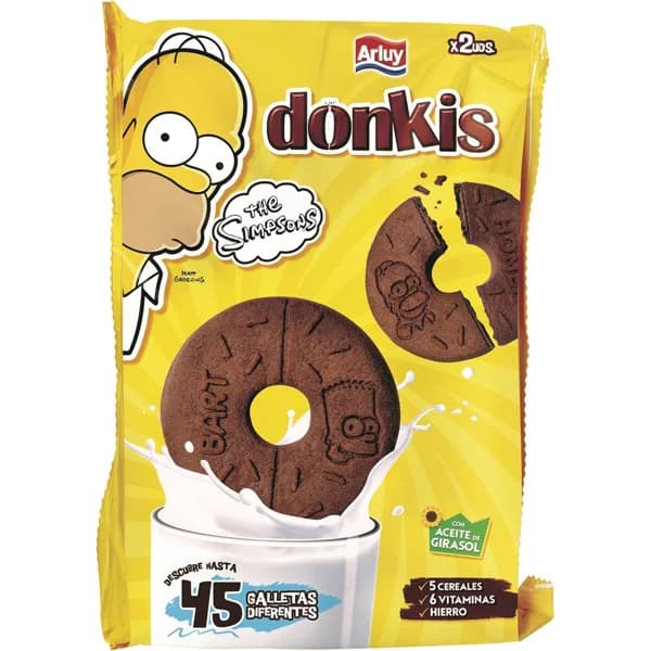 Galletas Chocolate Donkis Simpson - 0.4 kg - Imagen del producto en Findit