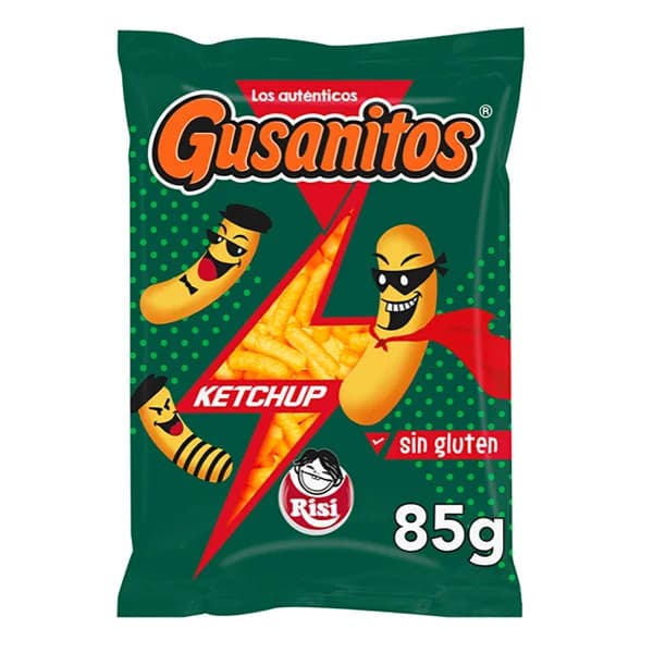Snack Gusanitos Ketchup 85G - 0.09 kg - Imagen del producto en Findit