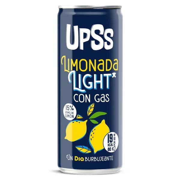 Limonada light con gas Upss Dia lata 33 cl - 0.33 l - Imagen del producto en Findit