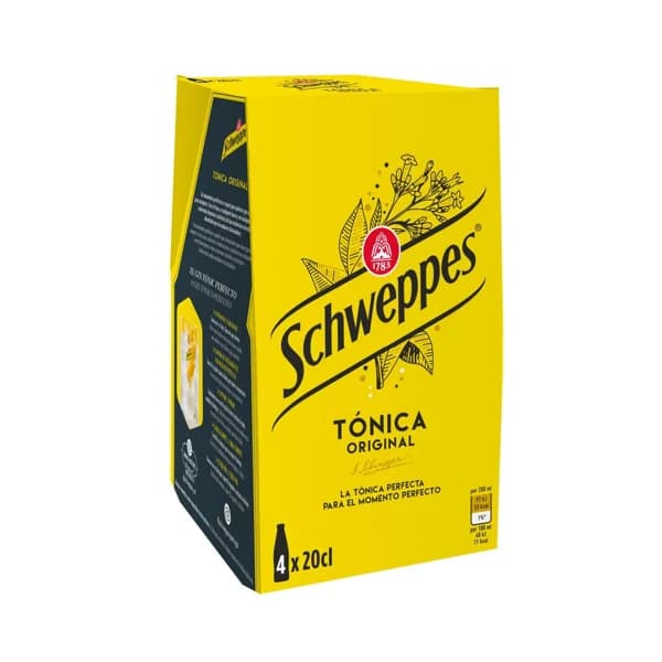Refresco Tónica Botellín 4 x200ML - 0.8 l - Imagen del producto en Findit