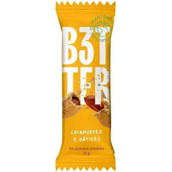 Barritas de cacahuete B3TTER, 1 ud, 35 g - 1 ud - Imagen del producto en Findit