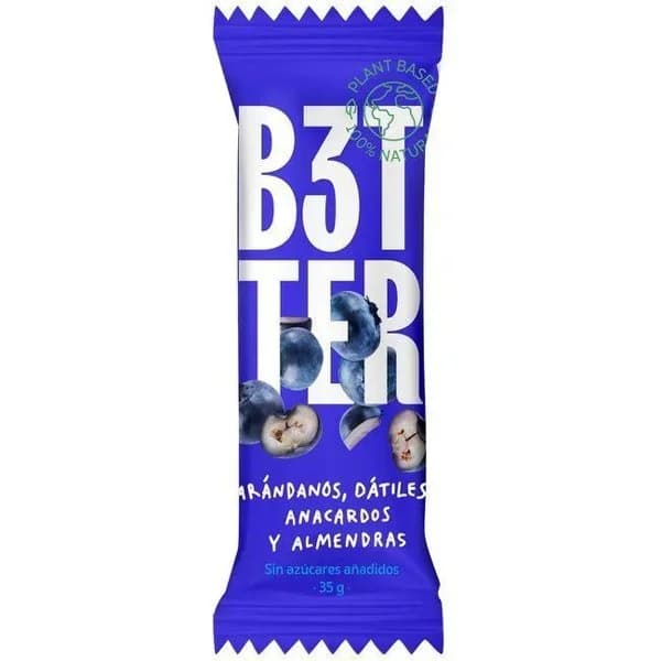 Barritas de arándanos B3TTER, 1 ud, 35 g - 1 ud - Imagen del producto en Findit