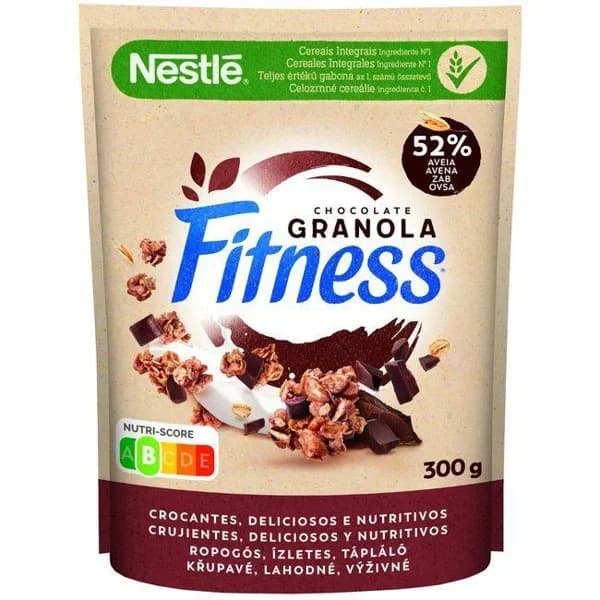 Cereales con granola de chocolate NESTLÉ Fitness, bolsa 300 g - 0.3 kg - Imagen del producto en Findit