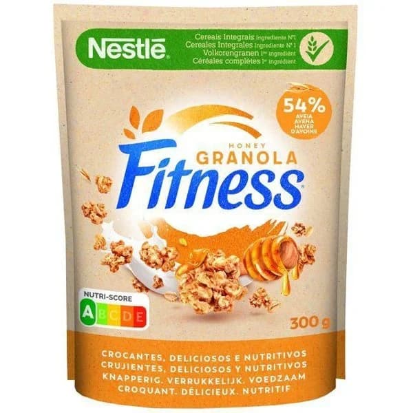 Cereales con granola de miel NESTLÉ Fitness, bolsa 300 g - 0.3 kg - Imagen del producto en Findit