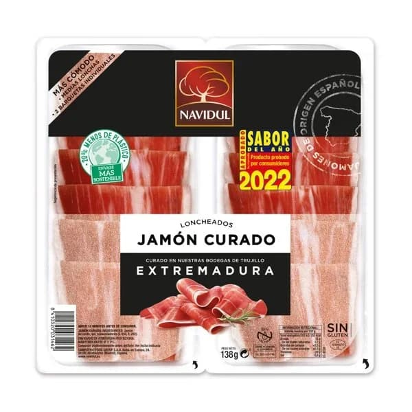 Jamón de Extremadura 1/2 loncha 138 g - 0.14 kg - Imagen del producto en Findit