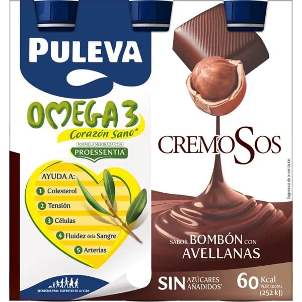 Bebida Lactea Chocolate Avellanas Omega-3 - 0.75 l - Imagen del producto en Findit