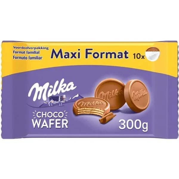 Galleta de chocolate con leche MILKA CHOCOWAFER, caja 300 g - 0.3 kg - Imagen del producto en Findit