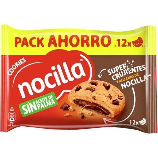 Cookies negra NOCILLA, 12 uds, paquete 240 g - 1 ud - Imagen del producto en Findit