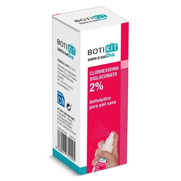 Clorhexidina 2% antiséptico para piel sana Botikit de Dia caja 50 ml - 0.05 l - Imagen del producto en Findit