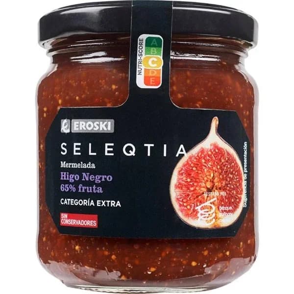 Mermelada de higo Eroski SELEQTIA, frasco 230 g - 0.23 kg - Imagen del producto en Findit