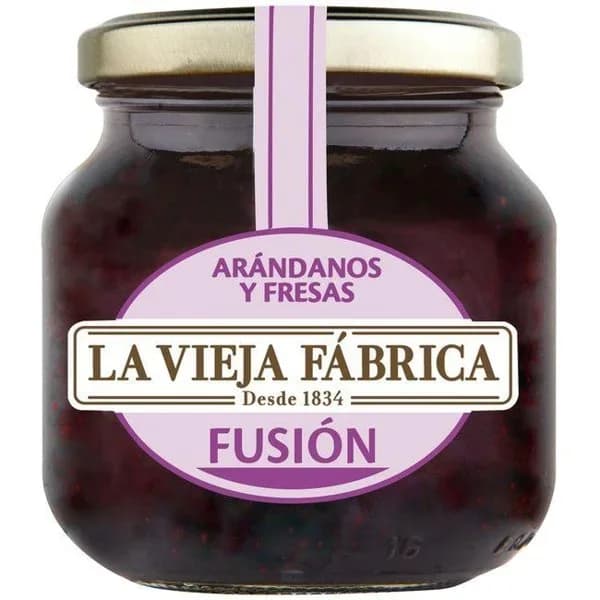 Mermelada de arándanos y fresas LVF, frasco 280 g - 0.28 kg - Imagen del producto en Findit