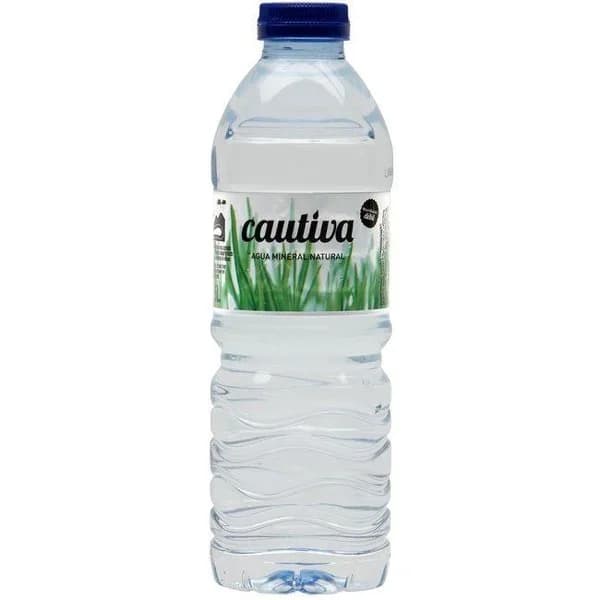 Agua mineral natural CAUTIVA, botellín 50 cl - 0.5 l - Imagen del producto en Findit