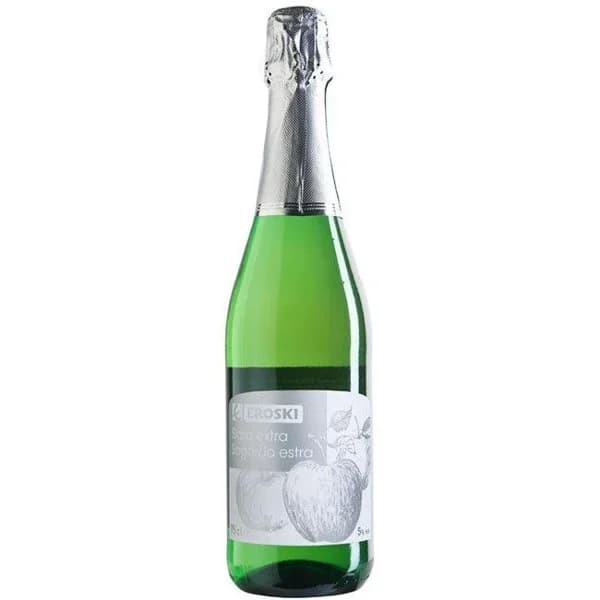 Sidra extra EROSKI, botella 75 cl - 0.75 l - Imagen del producto en Findit