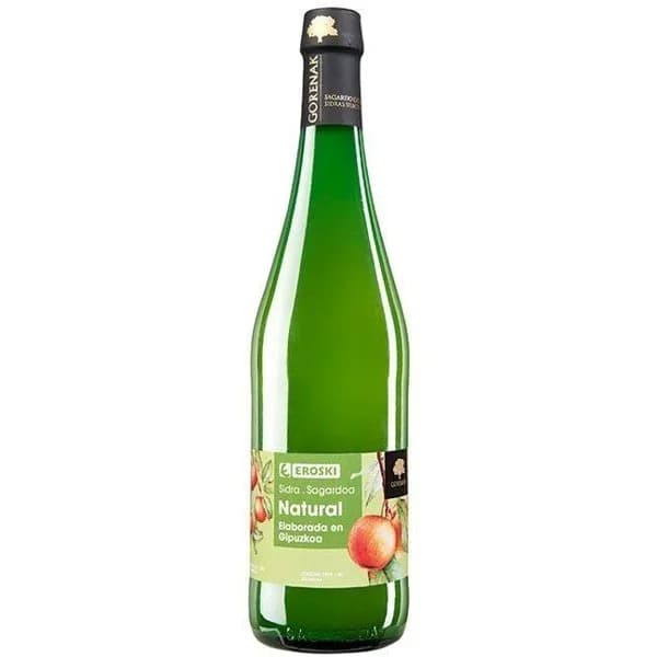 Sidra natural del País EROSKI, botella 75 cl - 0.75 l - Imagen del producto en Findit