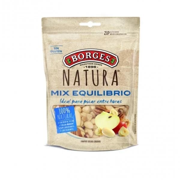 Cocktail de frutos secos crudos BORGES NATURA, bolsa 130 g - 0.13 kg - Imagen del producto en Findit