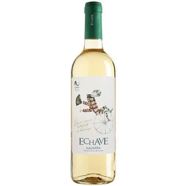 Vino Blanco D.O. Navarra ECHAVE, botella 75 cl - 0.75 l - Imagen del producto en Findit