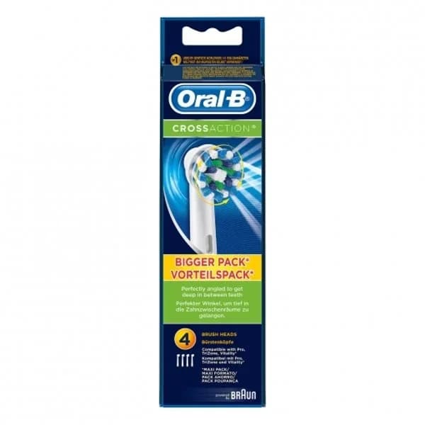 Recambio cepillo dental eléctrico Cross Action Oral-B 4 ud. - 1 ud - Imagen del producto en Findit