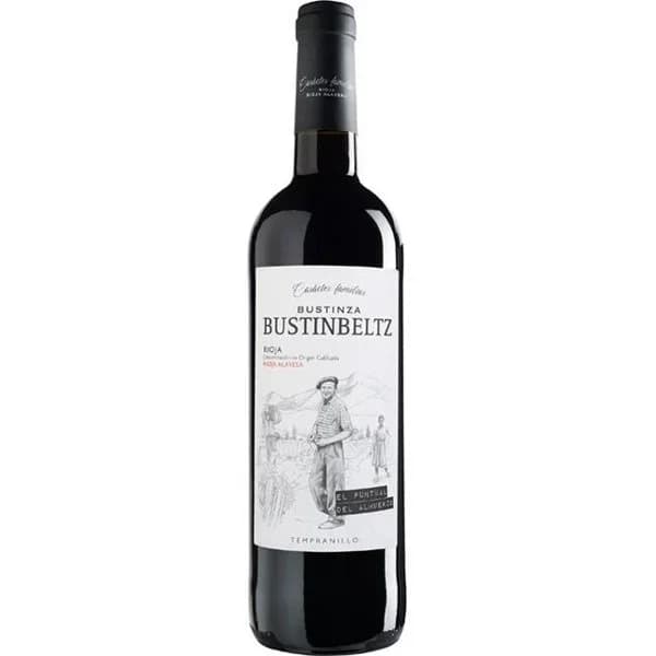 Vino Tinto Joven D.O Rioja Alavesa BUSTINBELTZ, botella 75 cl - 0.75 l - Imagen del producto en Findit
