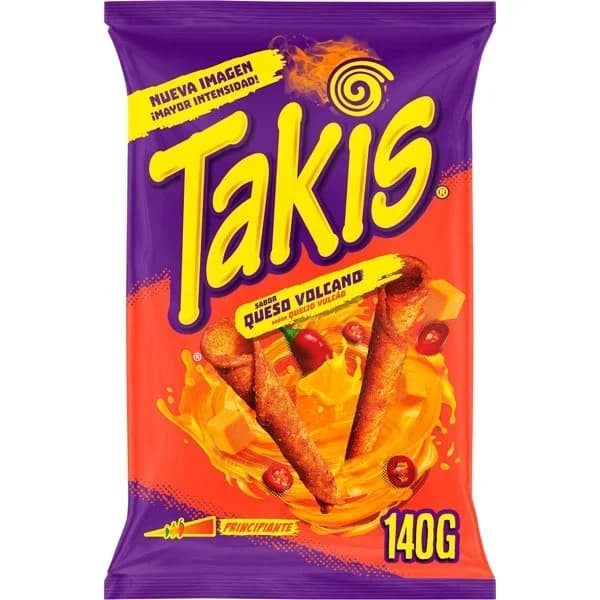 Snack volcano Takis 130 g. - 0.11 kg - Imagen del producto en Findit