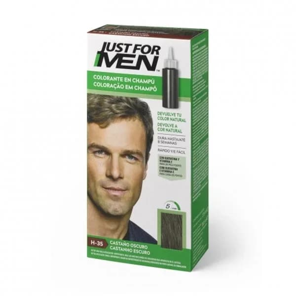 Colorante en champú castaño oscuro Just for Men 30 ml. - 0.03 l - Imagen del producto en Findit