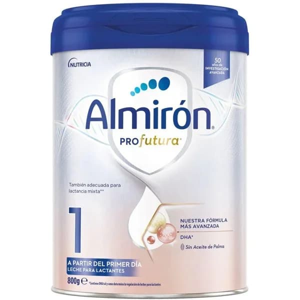 Leche infantil para lactantes en polvo Almirón Profutura 1 sin aceite de palma lata 800 g. - 0.8 kg - Imagen del producto en Findit