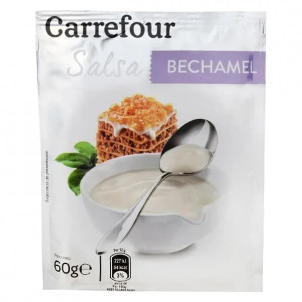 Salsa bechamel Carrefour sobre 60 g. - 0.06 kg - Imagen del producto en Findit