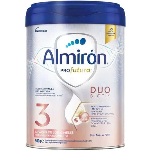 Leche de crecimiento ALMIRON PROFUTURA 3 DUOBTK, lata 800 g - 0.8 kg - Imagen del producto en Findit