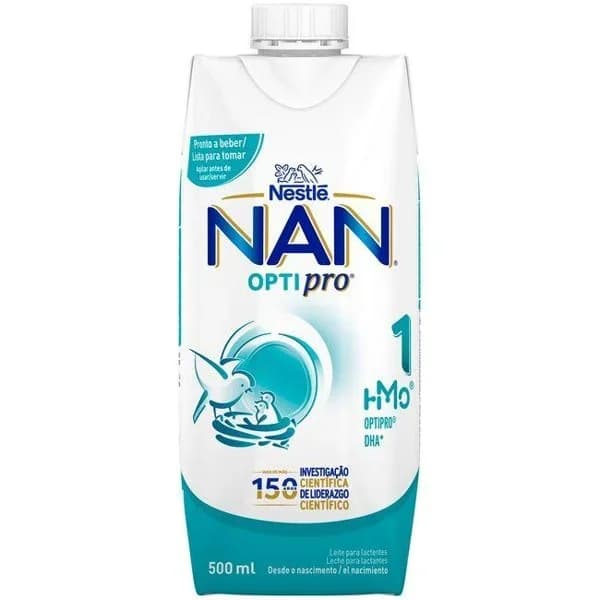 Leche infantil para lactantes líquida Nestlé Nan Optipro 1 brik 500 ml. - 0.5 l - Imagen del producto en Findit