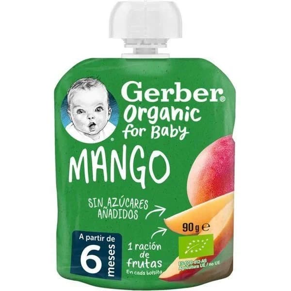 Bolsita de mango GERBER, doypack 90 g - 0.09 kg - Imagen del producto en Findit