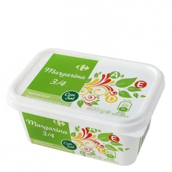Margarina con sal Carrefour 500 g. - 0.5 kg - Imagen del producto en Findit