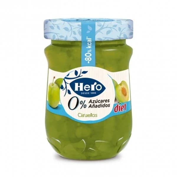 Confitura de ciruela HERO Diet, frasco 280 g - 0.28 kg - Imagen del producto en Findit