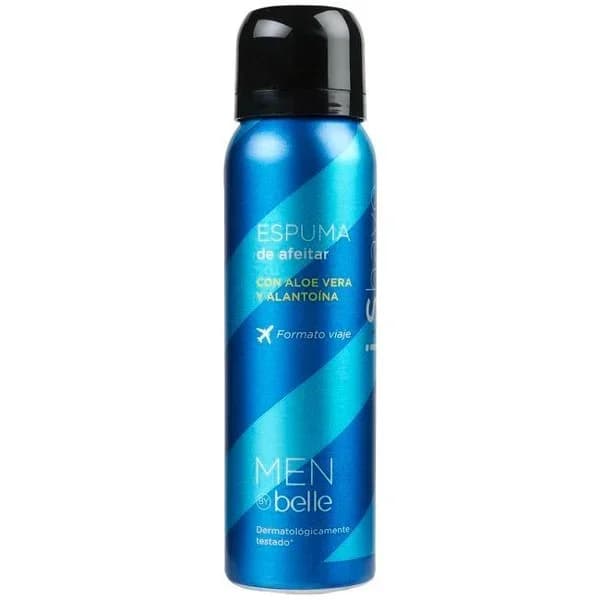 Espuma de afeitar aloe vera men by BELLE, spray 100 ml - 1 ud - Imagen del producto en Findit
