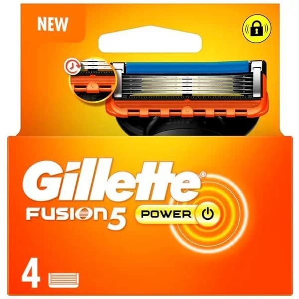Cargador de afeitar GILLETTE FUSION 5 POWER, pack 4 uds - 4 ud - Imagen del producto en Findit