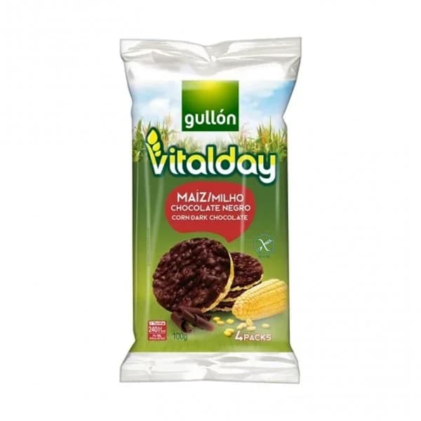 Tortita de Maíz con Chocolate 4 x 25G - 0.1 kg - Imagen del producto en Findit