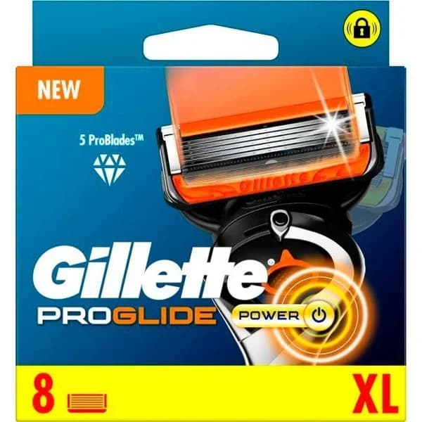 Cargador de afeitar GILLETTE FUSION PROGLID POWER, pack 8 uds - 1 ud - Imagen del producto en Findit