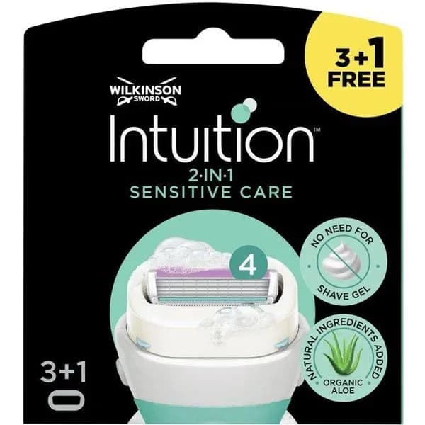 Cargador WILKINSON Intiuition Naturals, pack 3+1 uds - 1 ud - Imagen del producto en Findit