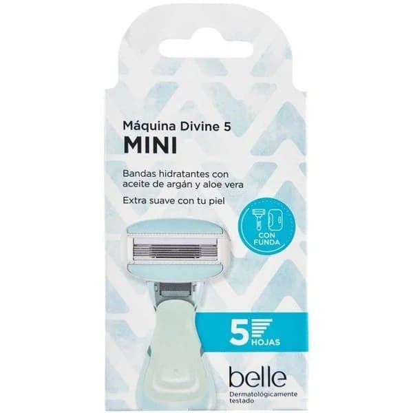 Máquina de depilación mini 5 hojas divine BELLE, pack 1 u - 1 ud - Imagen del producto en Findit