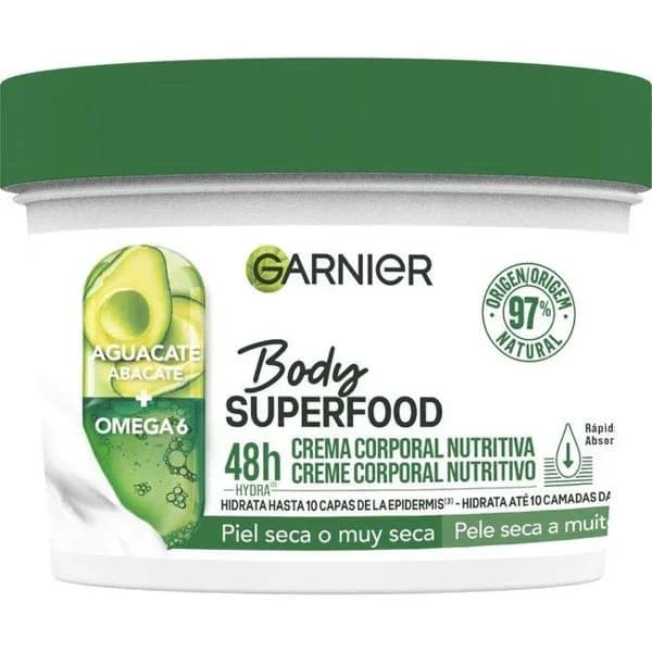Crema de aguacate y omega 6 GARNIER, tarro 380 g - 0.4 l - Imagen del producto en Findit