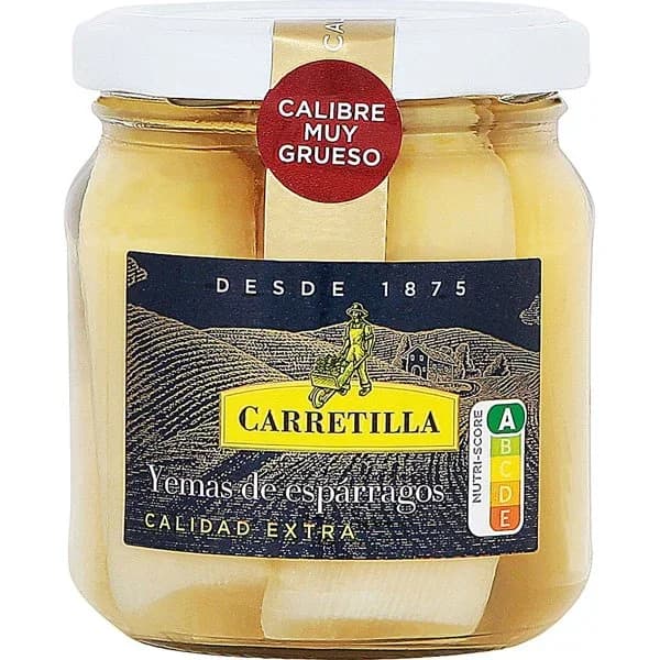 Yema de espárrago gruesa CARRETILLA, frasco 110 g - 0.11 kg - Imagen del producto en Findit